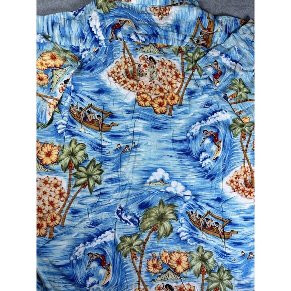 pineapple connection hawaiian shirt Men’s Size Large Surf And Rowing AOP Graphic - Picture 9 of 9